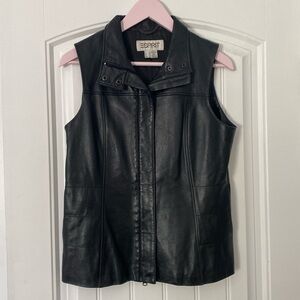 Esprit Real Leather Vest